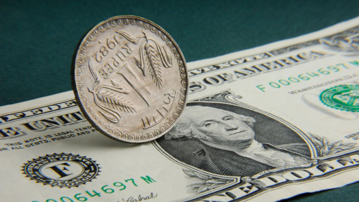 Indian Rupee vs US Dollar exchange rate - Source: The Week