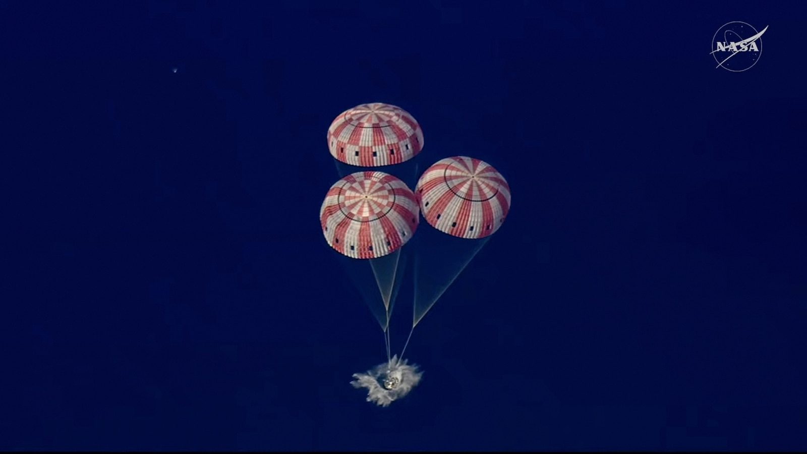 NASA Artemis II splashdown in Pacific Ocean - Source: ABC News