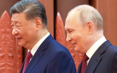 Russian and Chinese presidents meet in Beijing