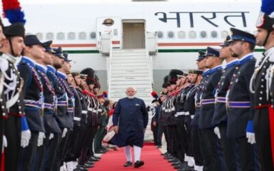 PM Modi arrives in Rome for India-Italy Special Strategic Partnership talks