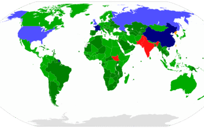 Map of NPT signatory states for Review Conference 2026