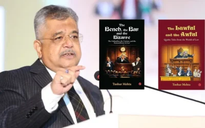 Union Home Minister and Chief Justice of India launch books on courtroom life at a Delhi event
