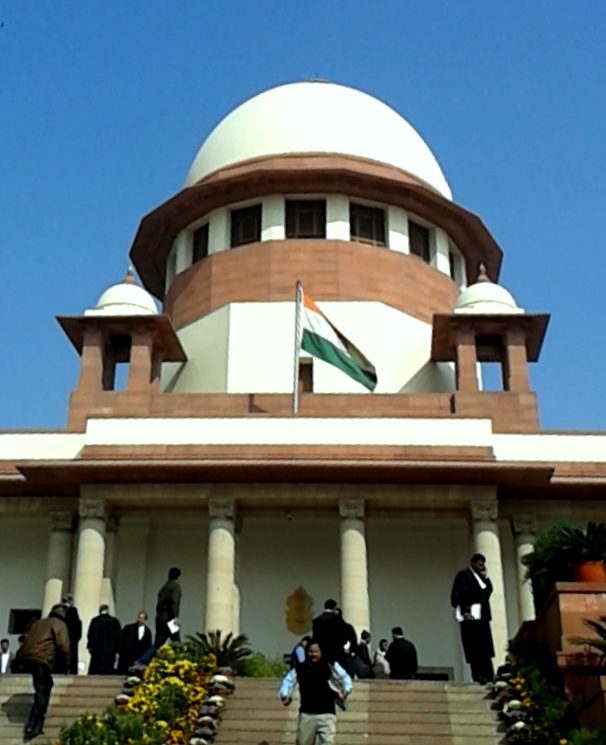 Supreme Court of India central wing facade