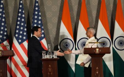 US Secretary of State and India External Affairs Minister bilateral meeting Delhi