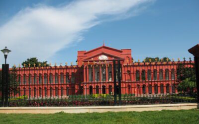 Historic colonial building housing the High Court of Karnataka