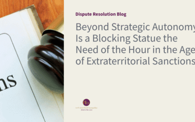 Conceptual graphic on India blocking statute and extraterritorial sanctions