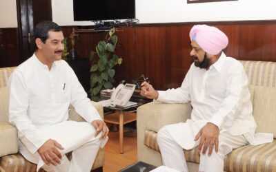 Veteran Indian sports administrator and IOC member at an official meeting