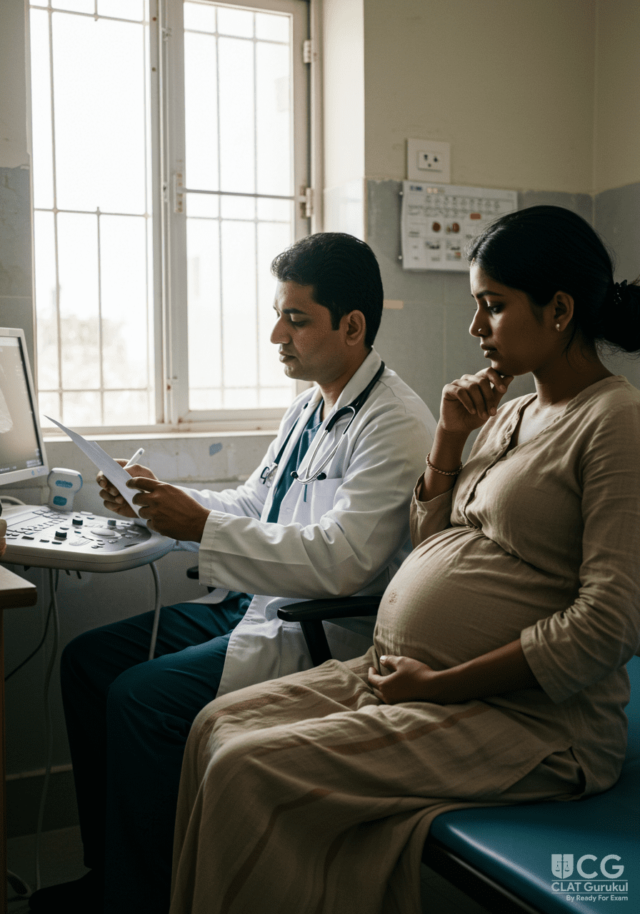 A health camp scene relevant to NFHS-6 public-health findings