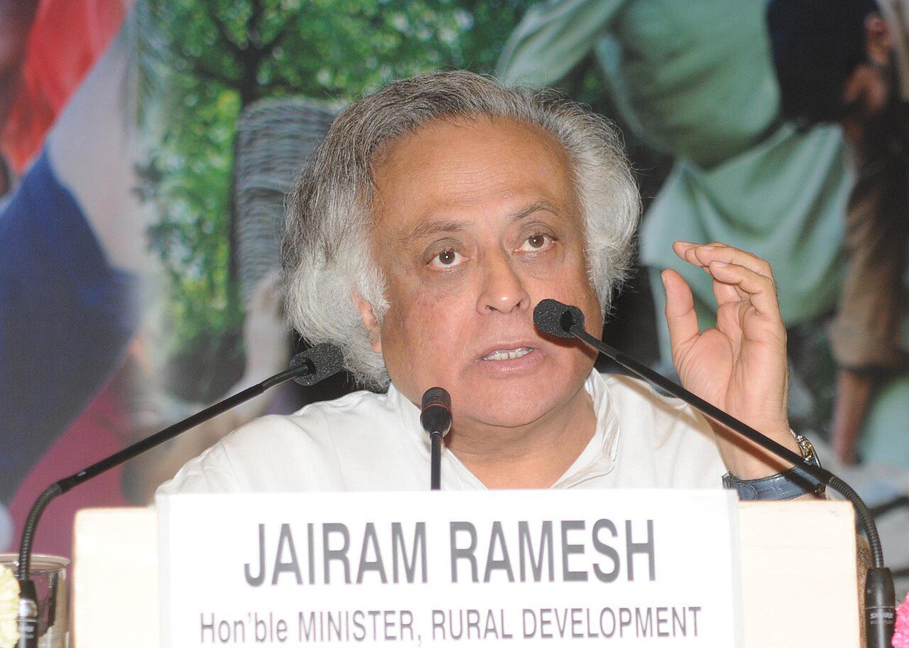 Rural Development Ministry event marking MGNREGA Divas with a stage and audience