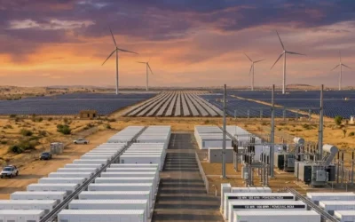 India renewable energy storage BESS solar farm