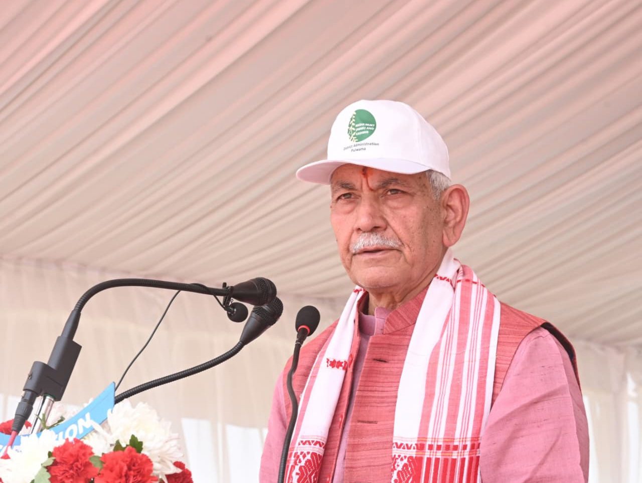 J&K Lieutenant Governor leading anti-drug padayatra in Pulwama