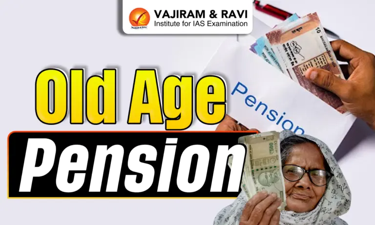 Elderly hands holding currency notes