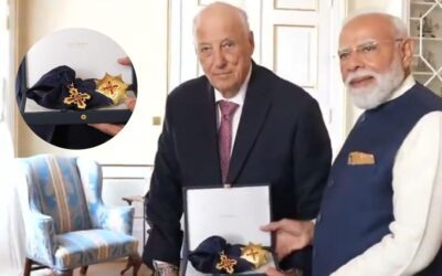 PM Modi receives Grand Cross of Royal Norwegian Order of Merit from King Harald V