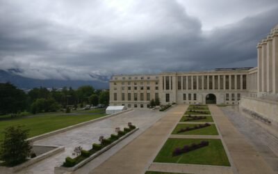 Palais des Nations in Geneva, venue of the World Health Assembly