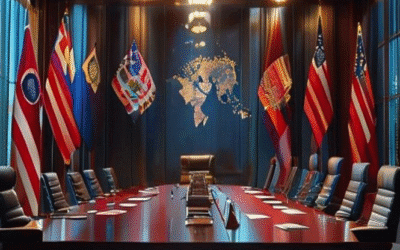 International diplomatic meeting and bilateral talks