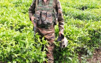 An Assam Rifles soldier on duty in north-east India