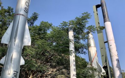 BrahMos cruise missile on a mobile launcher, illustrating India's indigenous defence missile technology