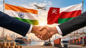 India-Oman CEPA in Force: India Now Has 15 FTAs Across 27 Countries — Trade-Deficit Math and the New BIT Model