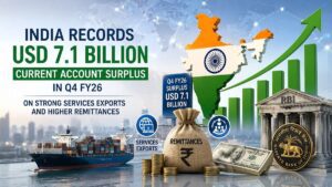 India's Q4 Current Account Surplus Narrows to $7.1 Billion; FII Tax Cuts Target Bloomberg Bond Index Inclusion