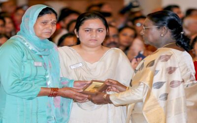 President of India confers gallantry awards at Rashtrapati Bhawan