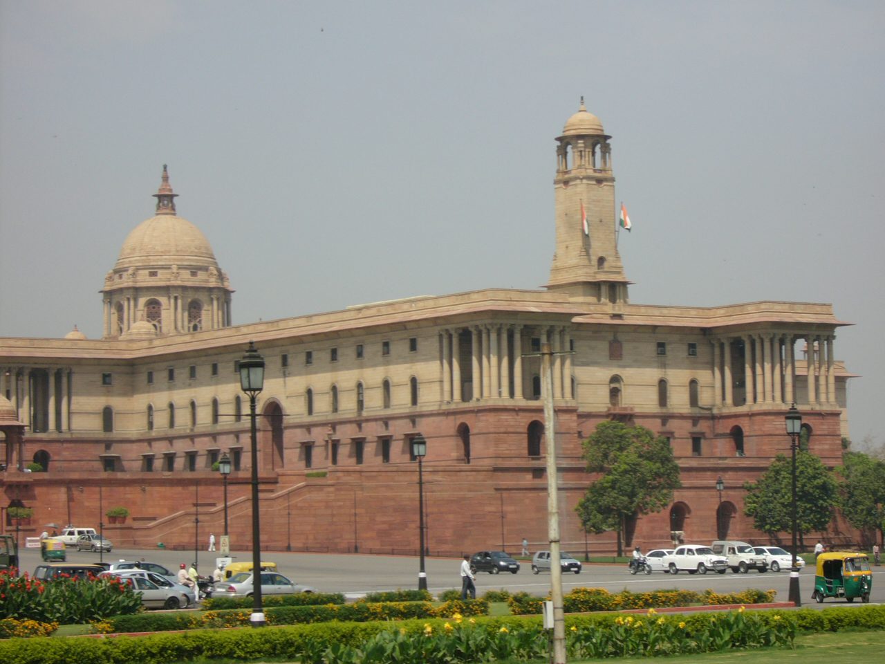 Parliament of India building in New Delhi