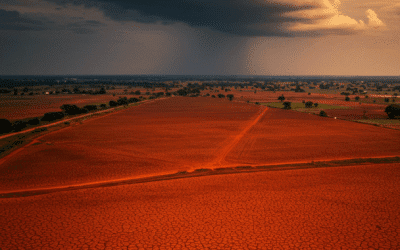 Monsoon clouds over India
