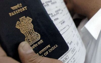 Indian passport booklet illustrating that a passport is a travel document not citizenship proof