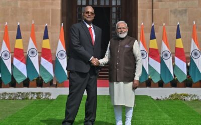India and Seychelles leaders during a bilateral state visit