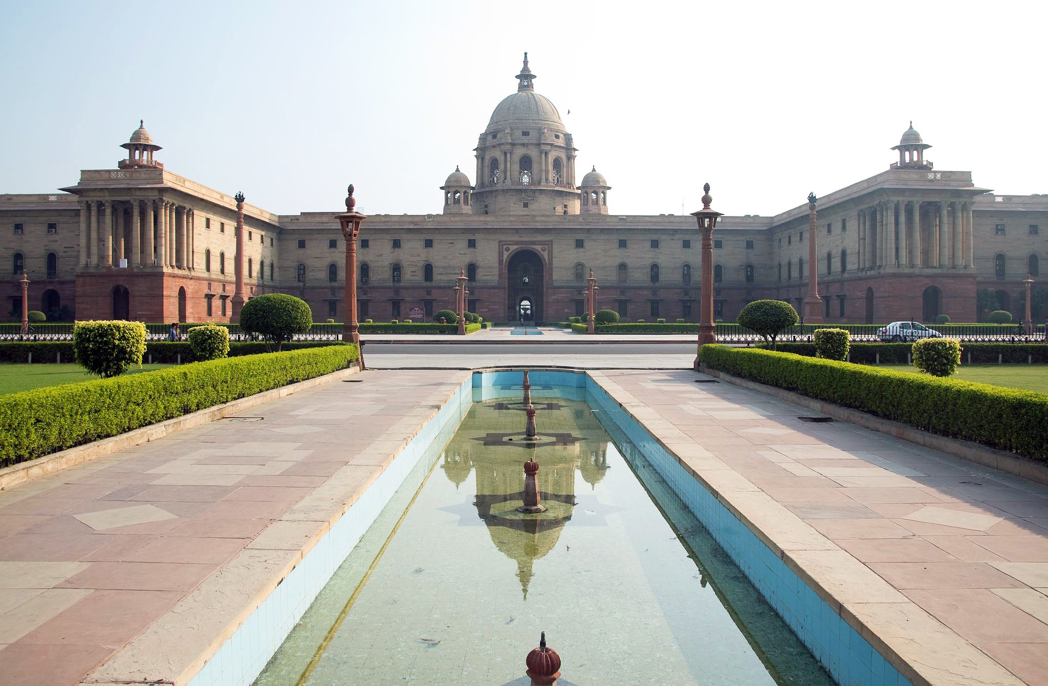 Government secretariat building in New Delhi