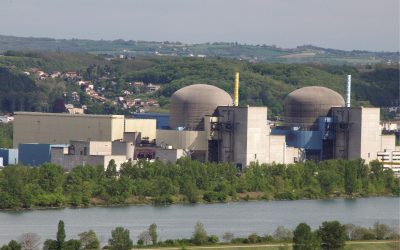 Civil nuclear power plant cooling towers