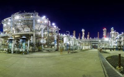 A large petrochemical and industrial manufacturing complex