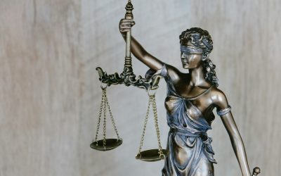 Lady Justice statue with scales representing the CLAT 2027 law entrance exam