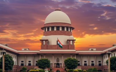 Exterior of an Indian court building