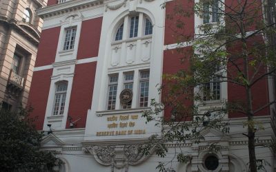 Reserve Bank of India headquarters building, the central bank that sets monetary policy