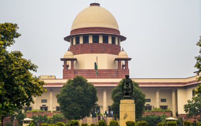 The Supreme Court of India building exterior in New Delhi