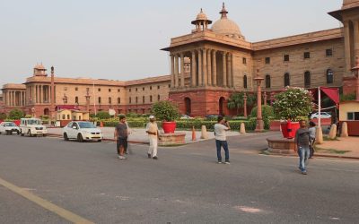 North Block of the Secretariat Building in New Delhi, which houses the Ministry of Home Affairs
