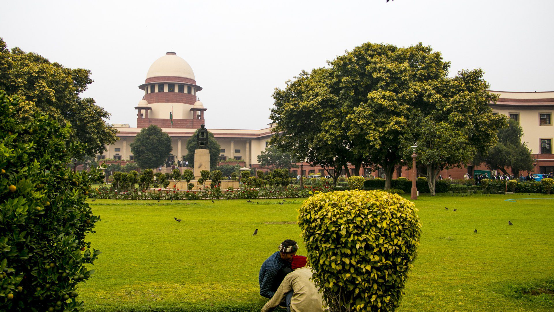 Exterior view of the Supreme Court of India building in New Delhi