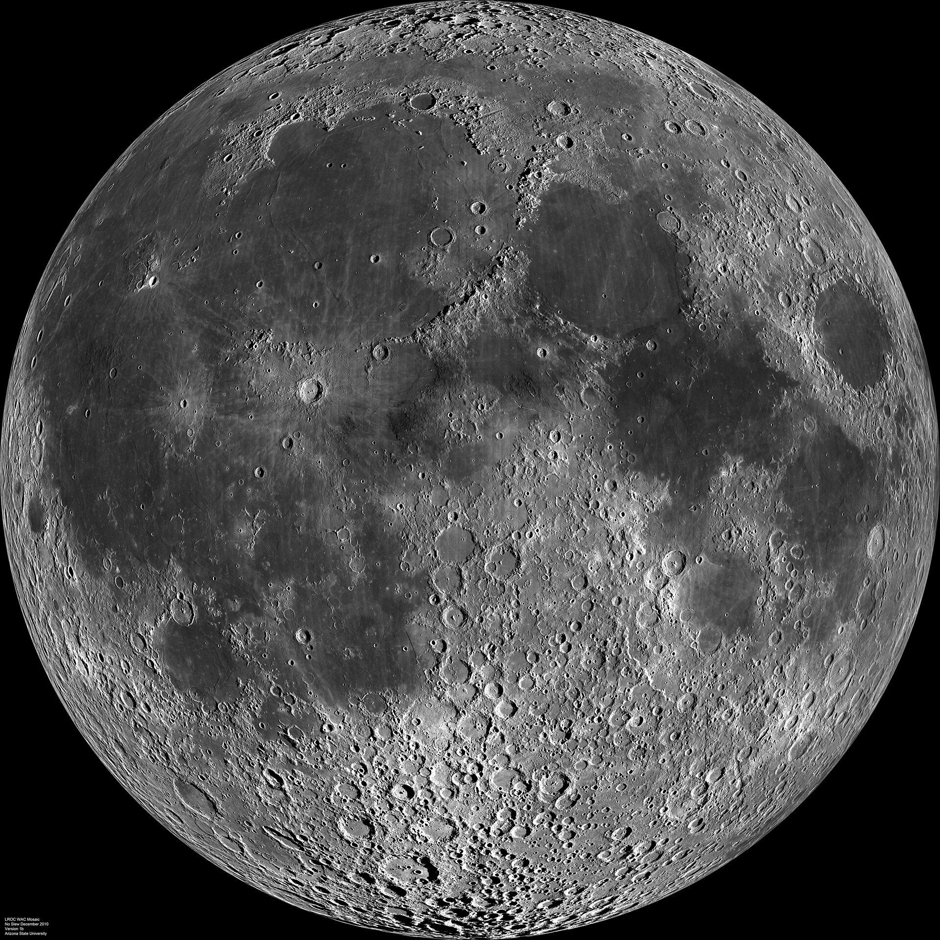 LRO near side in Moon