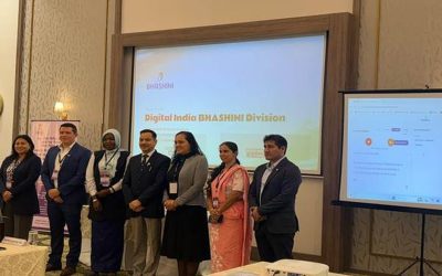 Delegates and officials at the BHASHINI session of the NCGG programme in Mussoorie