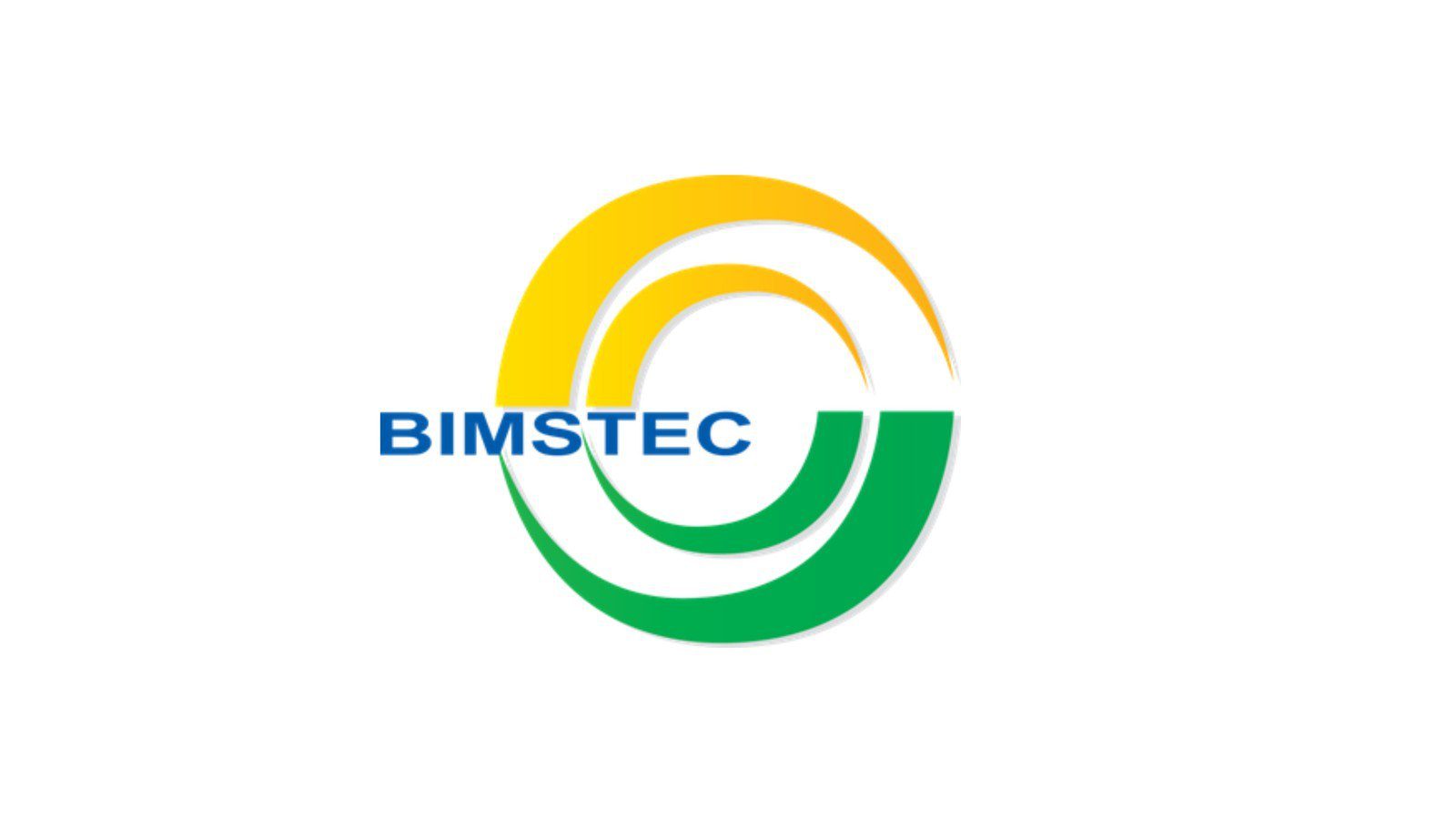 Flag of BIMSTEC, the Bay of Bengal regional grouping, on a white background