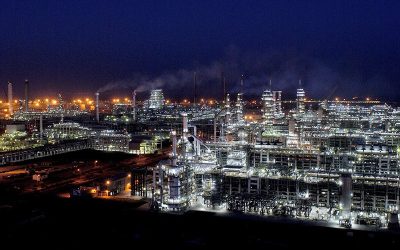 Reliance refinery complex at Jamnagar, Gujarat