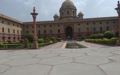 South Block in New Delhi, which houses the Ministry of Defence (file photo)