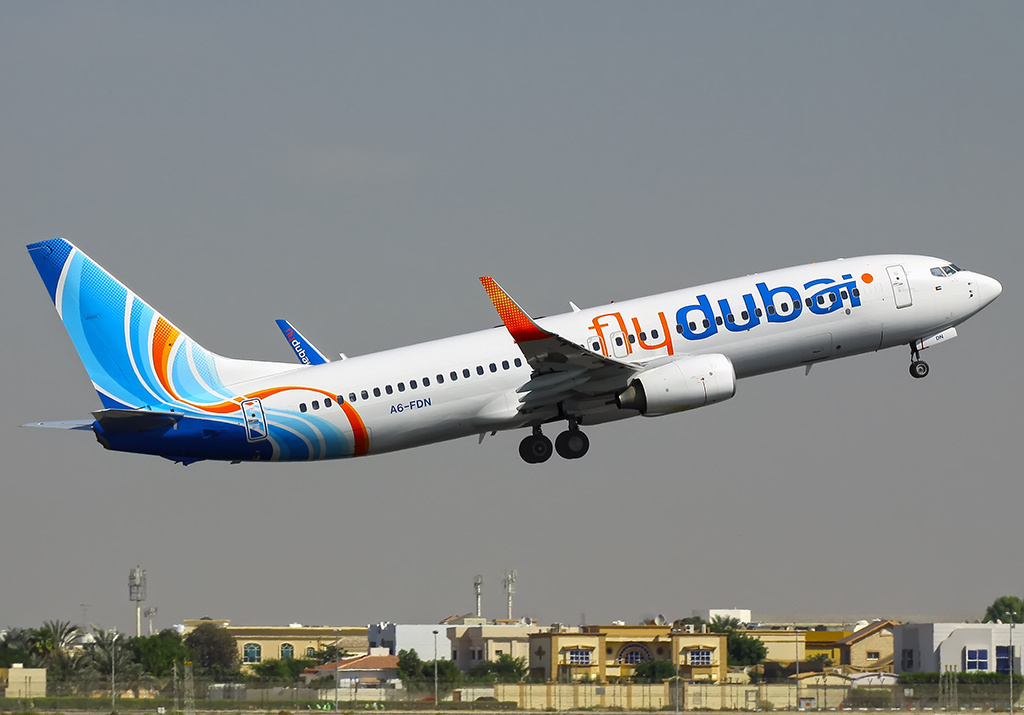 FlyDubai Boeing 737-800 aircraft