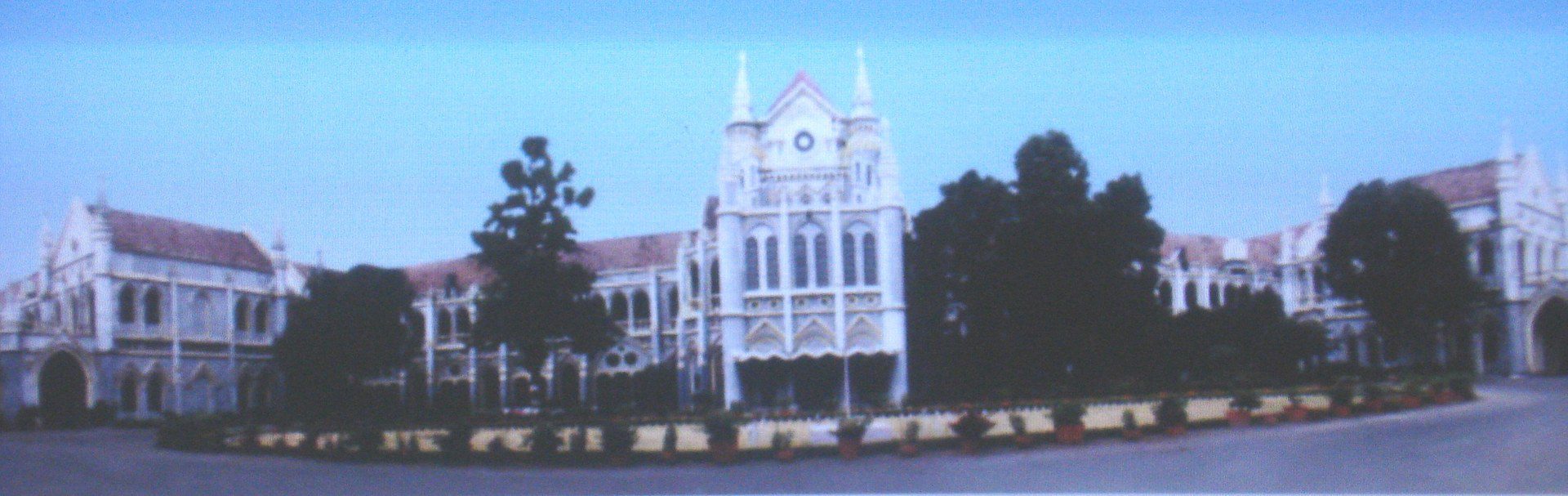 Panoramic view of the Madhya Pradesh High Court building in Jabalpur