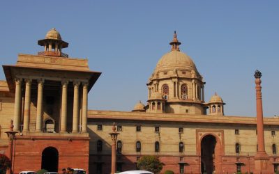North Block of the Secretariat buildings on Raisina Hill, New Delhi, home of the Finance Ministry