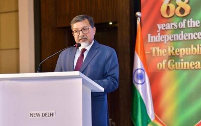 Indian diplomat Sudhakar Dalela, Secretary (Economic Relations) in the Ministry of External Affairs