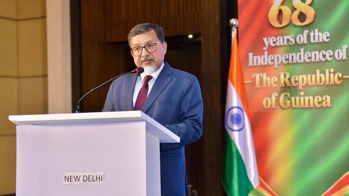 Indian diplomat Sudhakar Dalela, Secretary (Economic Relations) in the Ministry of External Affairs