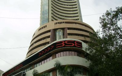 Phiroze Jeejeebhoy Towers, home of the Bombay Stock Exchange in Mumbai