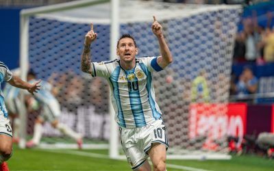 Lionel Messi playing for Argentina, 2026
