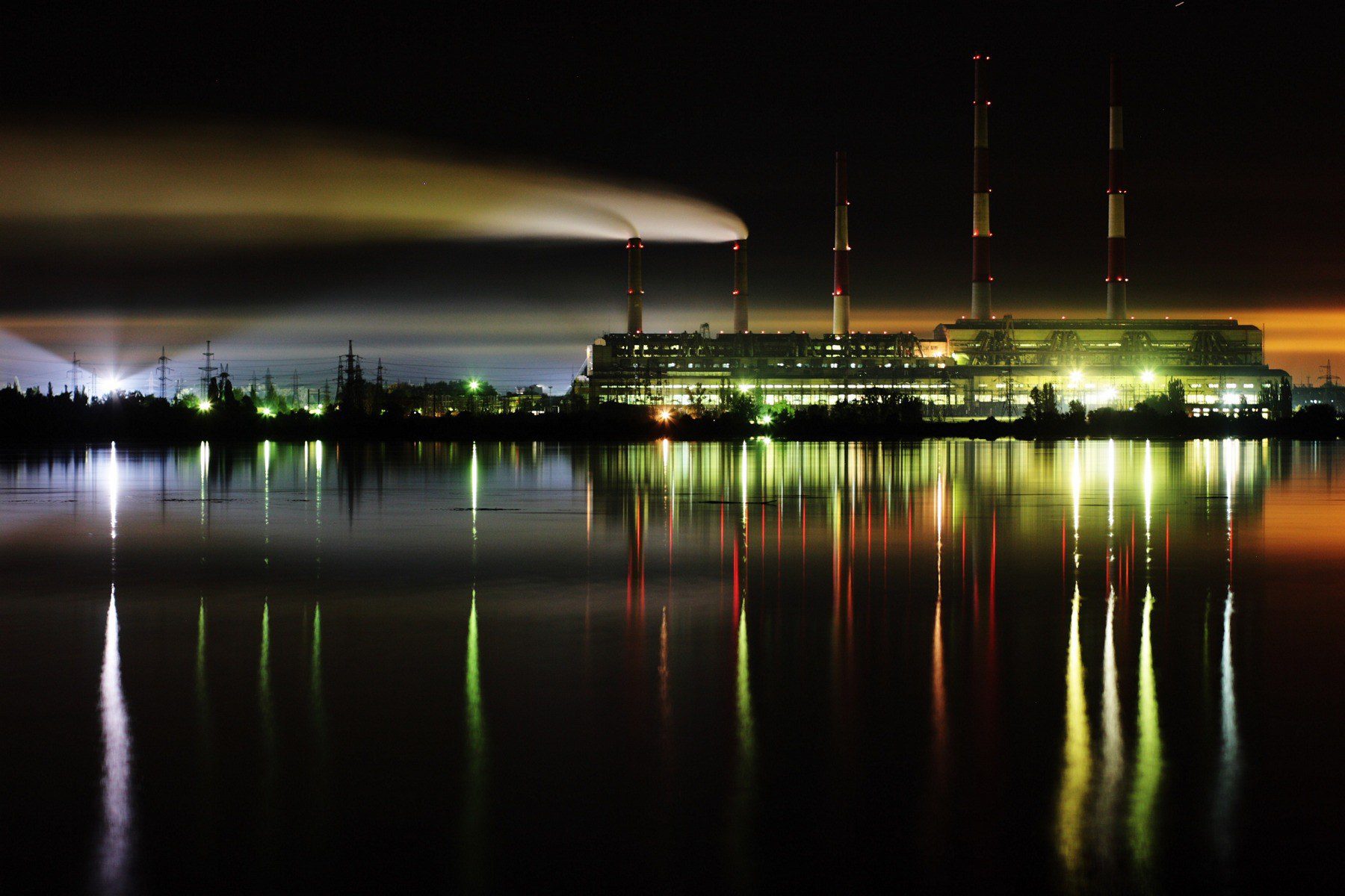 Zmiiv thermal power plant in the Kharkiv region of Ukraine